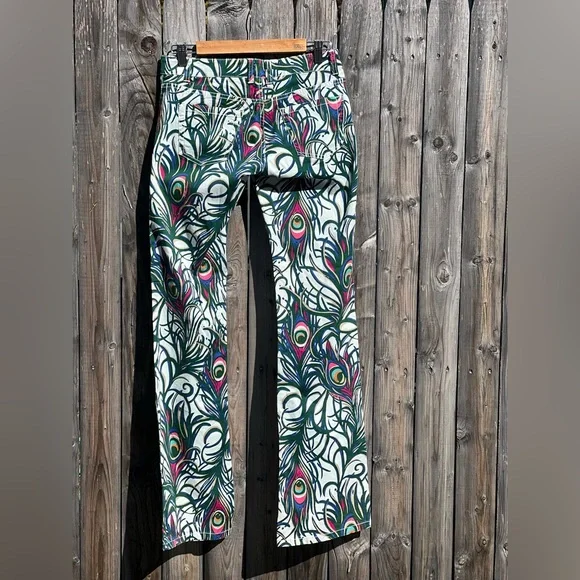 Lilly Pulitzer Palm Beach Fit peacock Feather Prints Pants - Picture 12 of 12